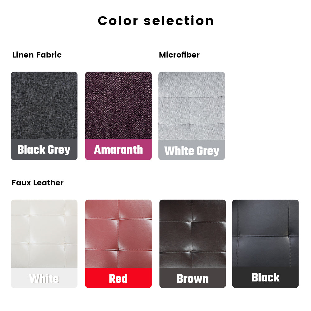 Black Grey Linen 3-Piece Sofa Living Room Sofa Set