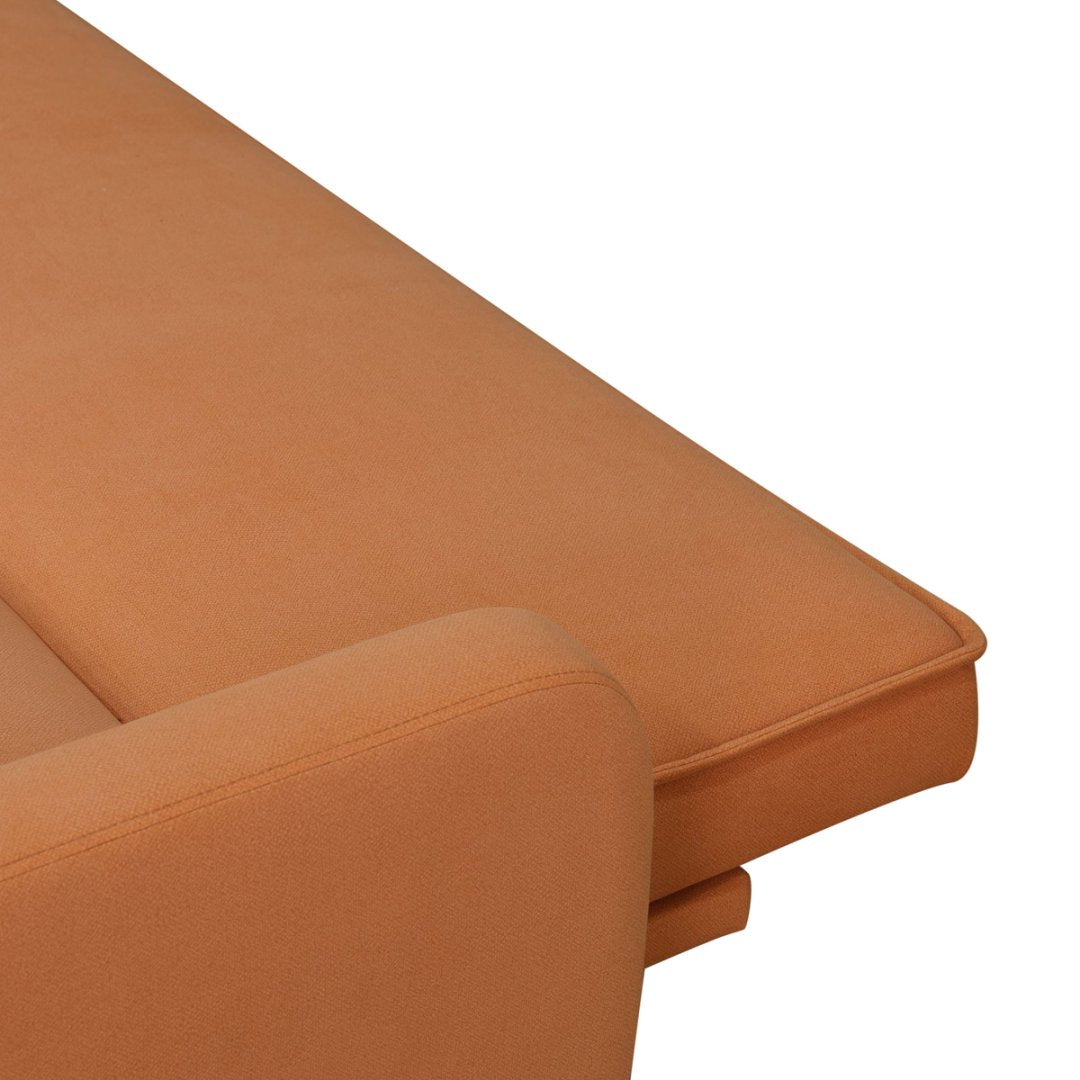 Orange Calico Living Room Sofa bed