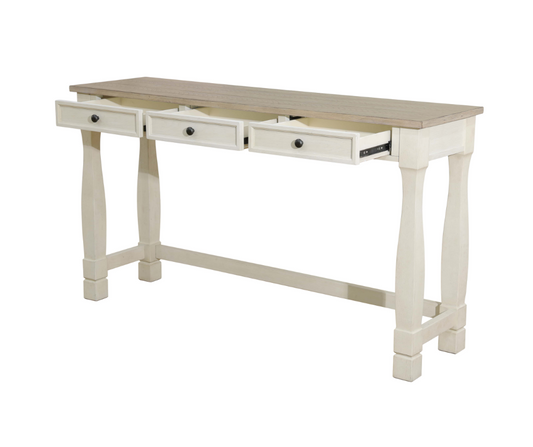 Light Brown MDF Top and White Oak Drawer Living Room Writing Desk