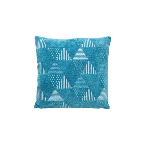 17.5" Multicolor Square Flannelette Pillow
