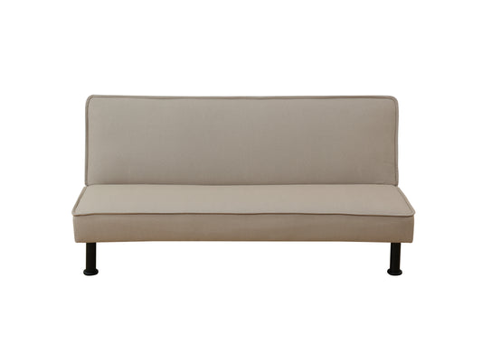 Khaki Breathable Leather Living Room 1-Piece Sofa