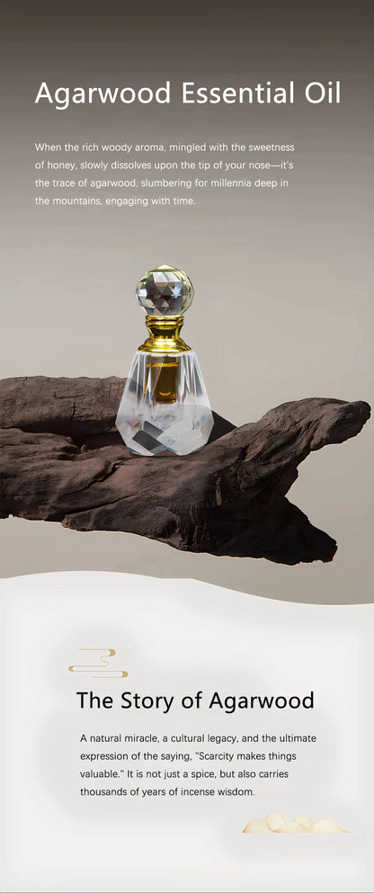 Baisonet 1ml agarwood essential oil, natural log Hainan agarwood essential oil aromatherapy