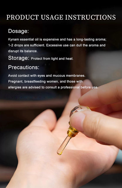 Baisonet 1ml agarwood essential oil, natural log Hainan agarwood essential oil aromatherapy